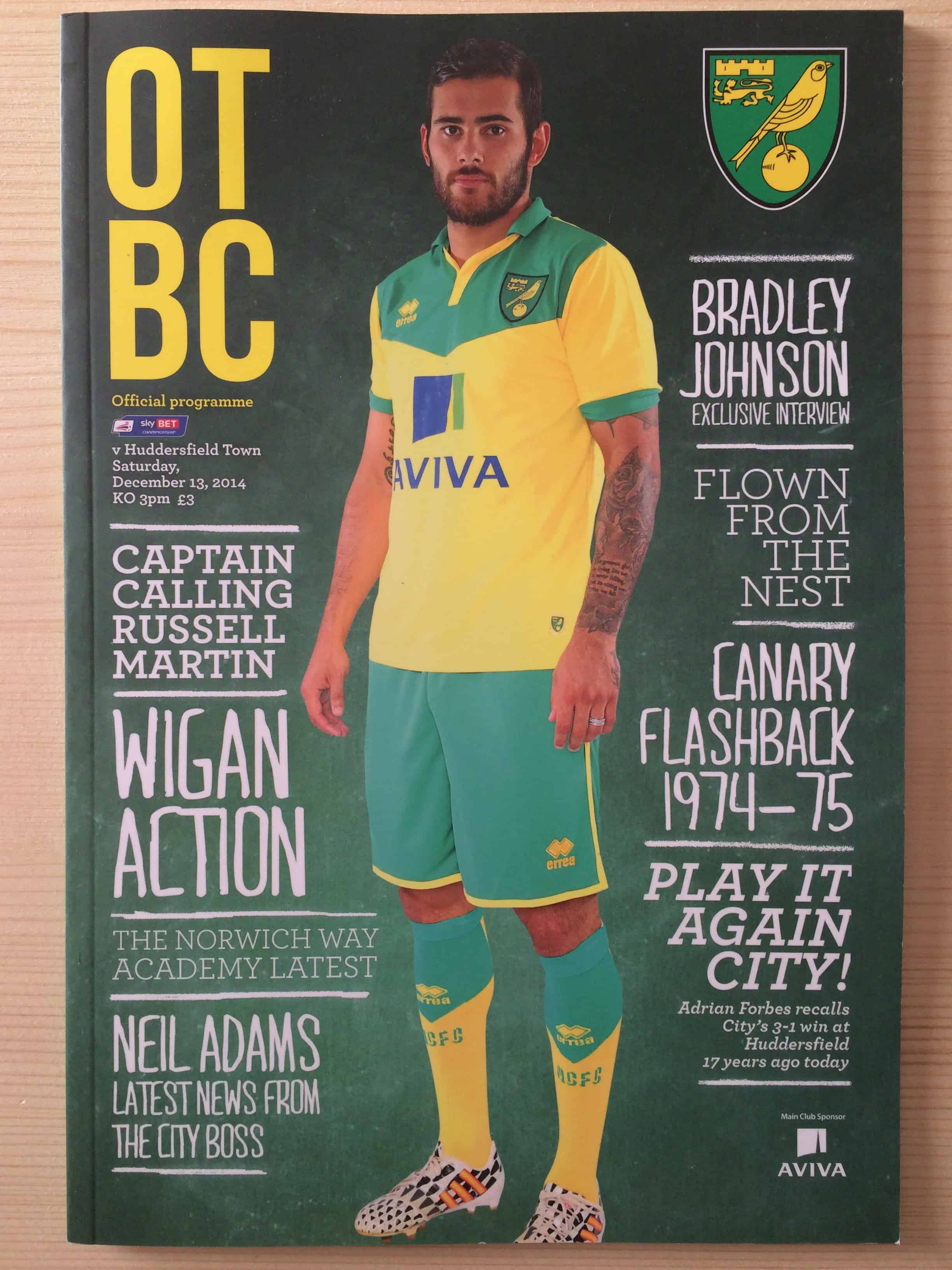 Norwich City FC v Huddersfield Town FC